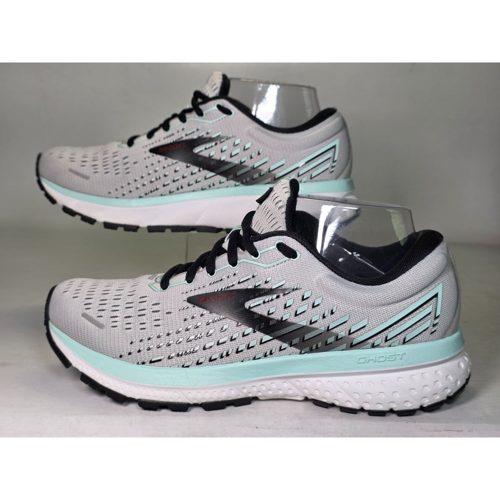 Brooks Ghost 13 Women's Sneakers  Size 7.5 Gray Blue Running Shoes 1203381B073 - Picture 2 of 15
